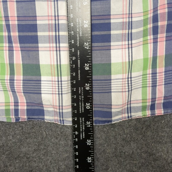 Vineyard‎ Vines Murray Shirt Mens L Plaid Button Down 100% Cotton Long Sleeve - Picture 5 of 8